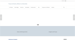 Desktop Screenshot of parquemanantiales.org